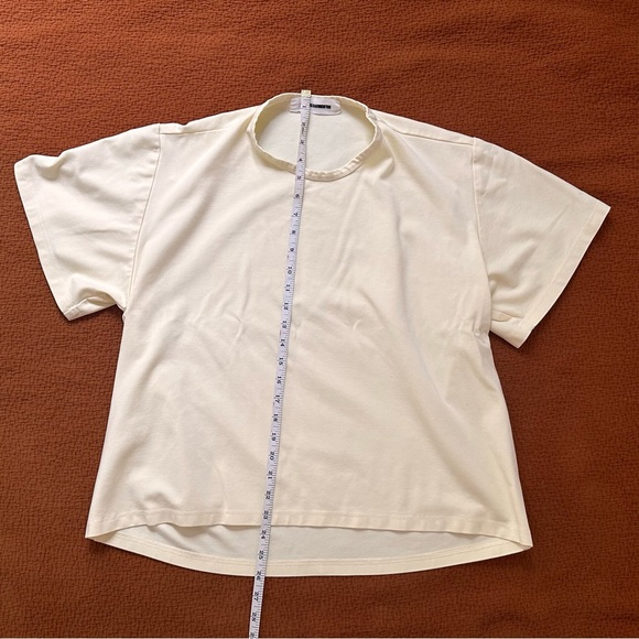 Melitta Baumeister Butter Yellow Oversized T-Shirt - 2 M - Tee With A Twist! - Picture 6 of 7